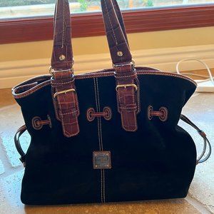 Dooney & Bourke Suede/Leather Handbag